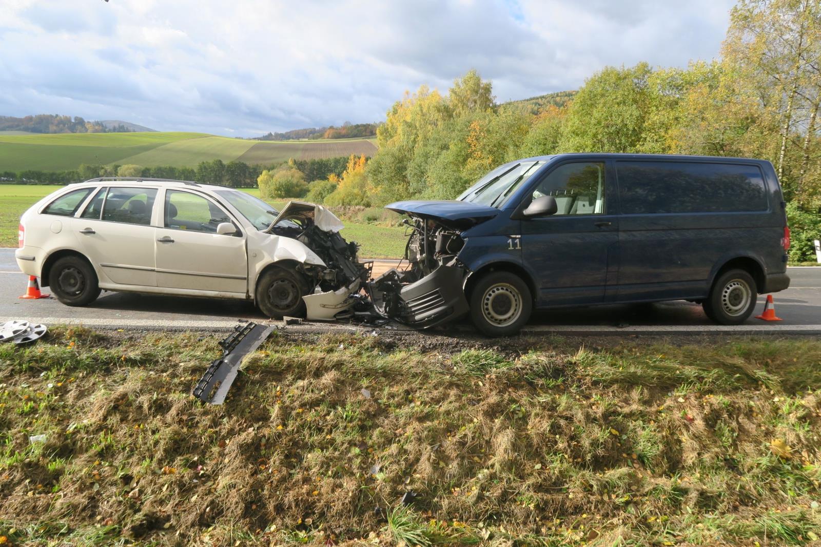 Dopravní nehoda - Hluboká - 21.10.2021
