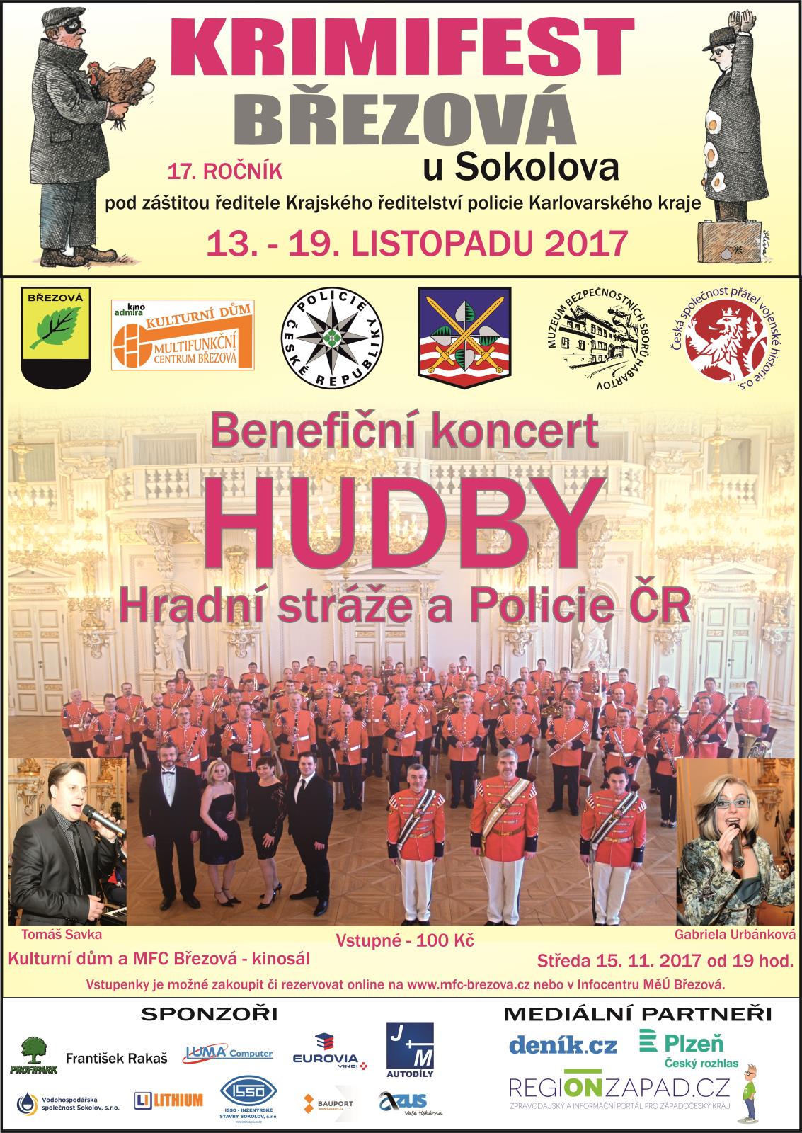 KRIMIFEST - plakát benefiční koncert