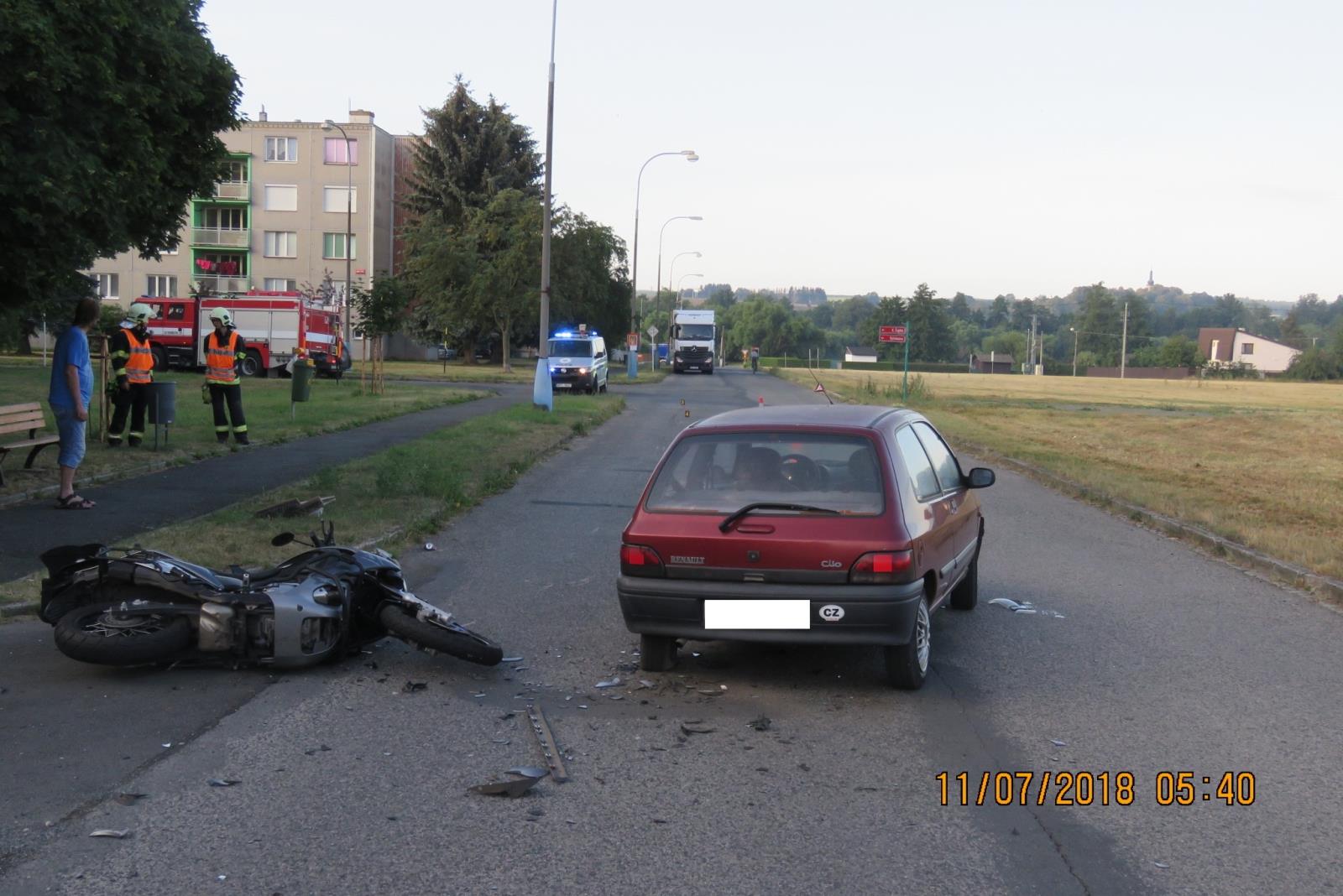 Dopravní nehoda - Horšovský Týn - 11.07.2018