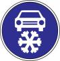 Dopravní značka C15 a - Zimní výbava