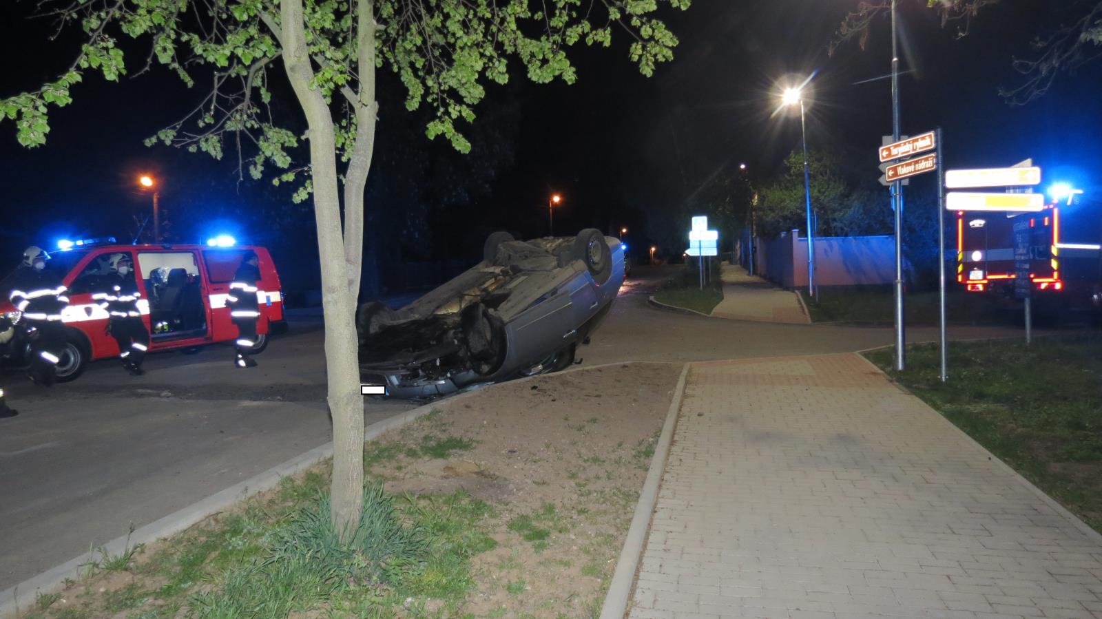Dopravní nehoda v Kamenných Žehrovicích