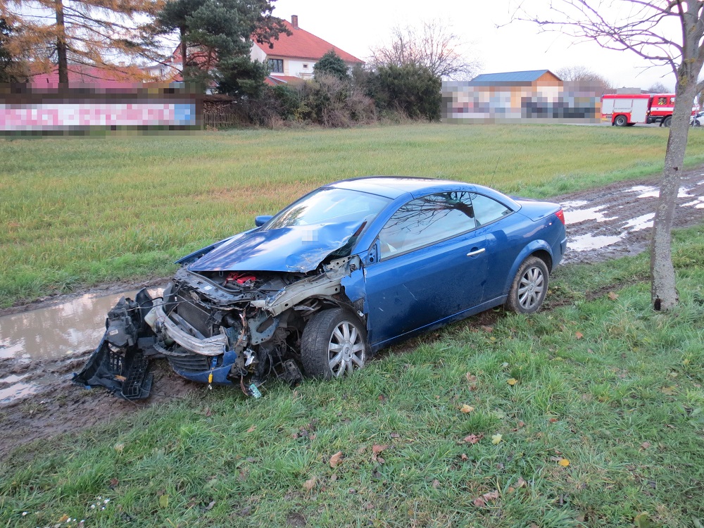 Dopravní nehoda u Holovous ze dne 13. 11. 2017
