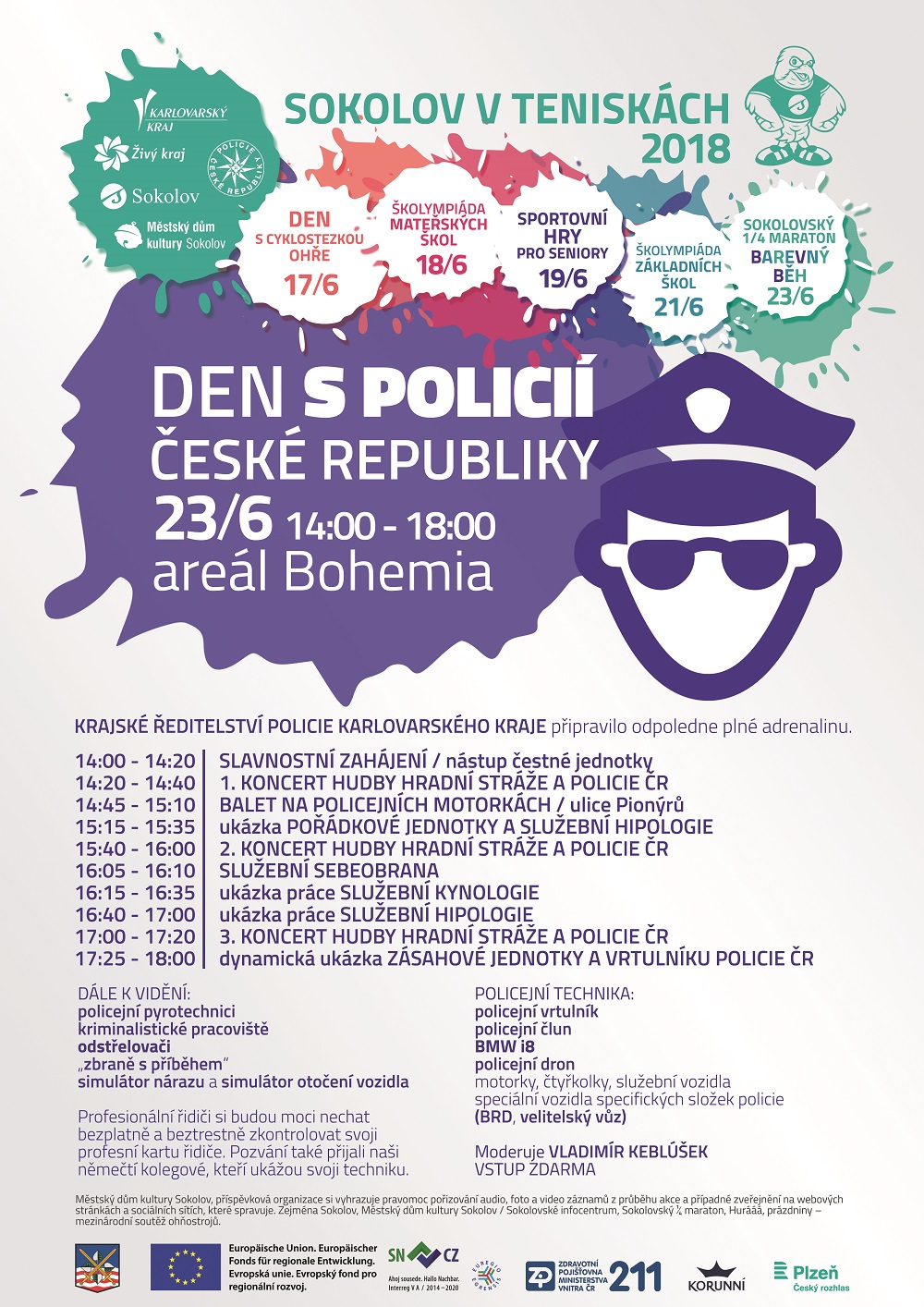 Plakát Den s Policií ČR Sokolov