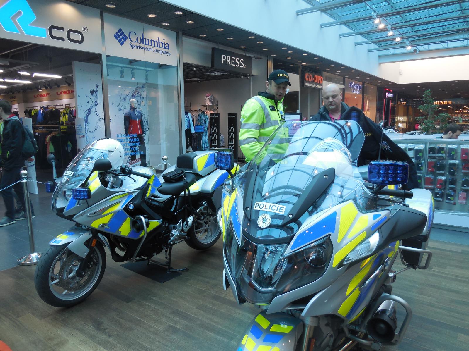 Policejní motocykly BMW v Jihlavě