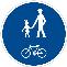 značka stezka pro chodce a cyklisty