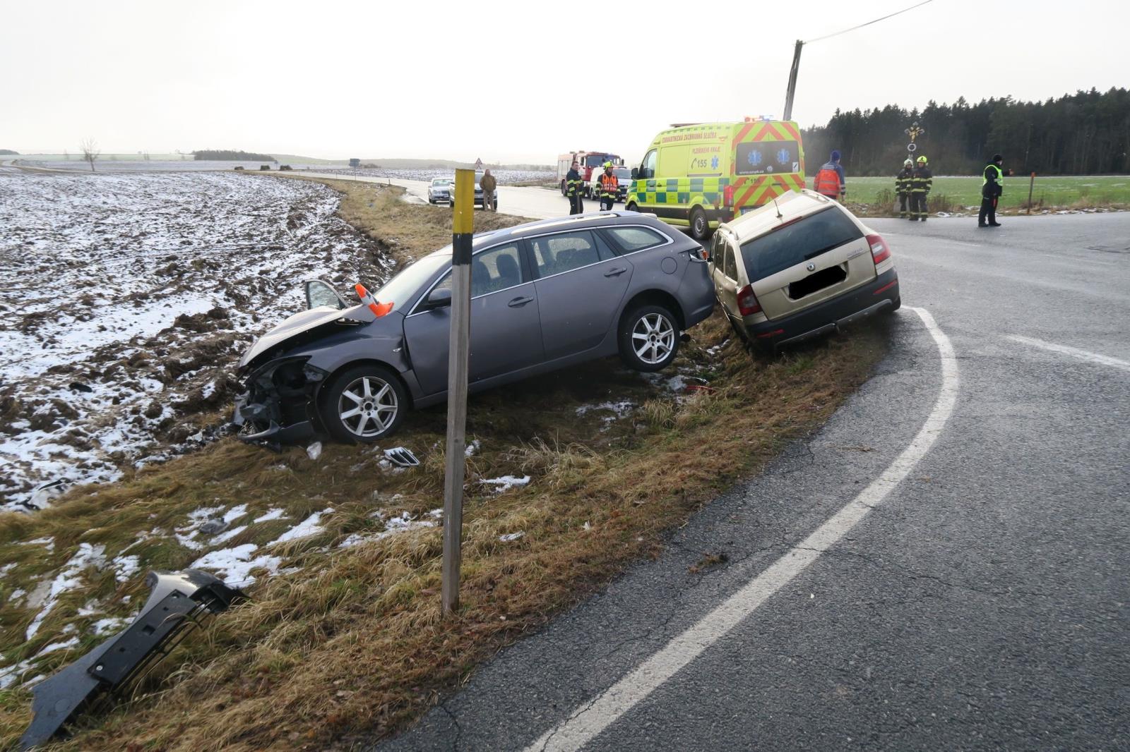 Dopravní nehoda - Semněvice - 09.01.2022