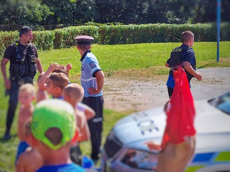 Policisté zavítali na fotbalový kemp do České Skalice 3.8.2022
