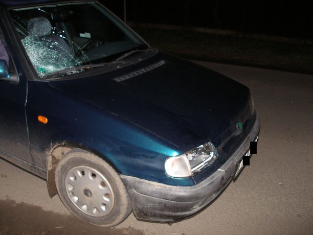 26.11.2009 - Žichlínek, střet Škoda Felicia x chodec, smrtelné zranění
