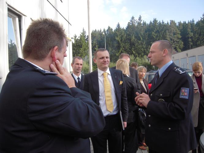 Návštěva ministra dopravy 1. 10. 2010