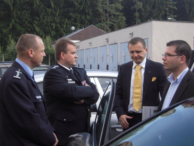 Návštěva ministra dopravy 1. 10. 2010