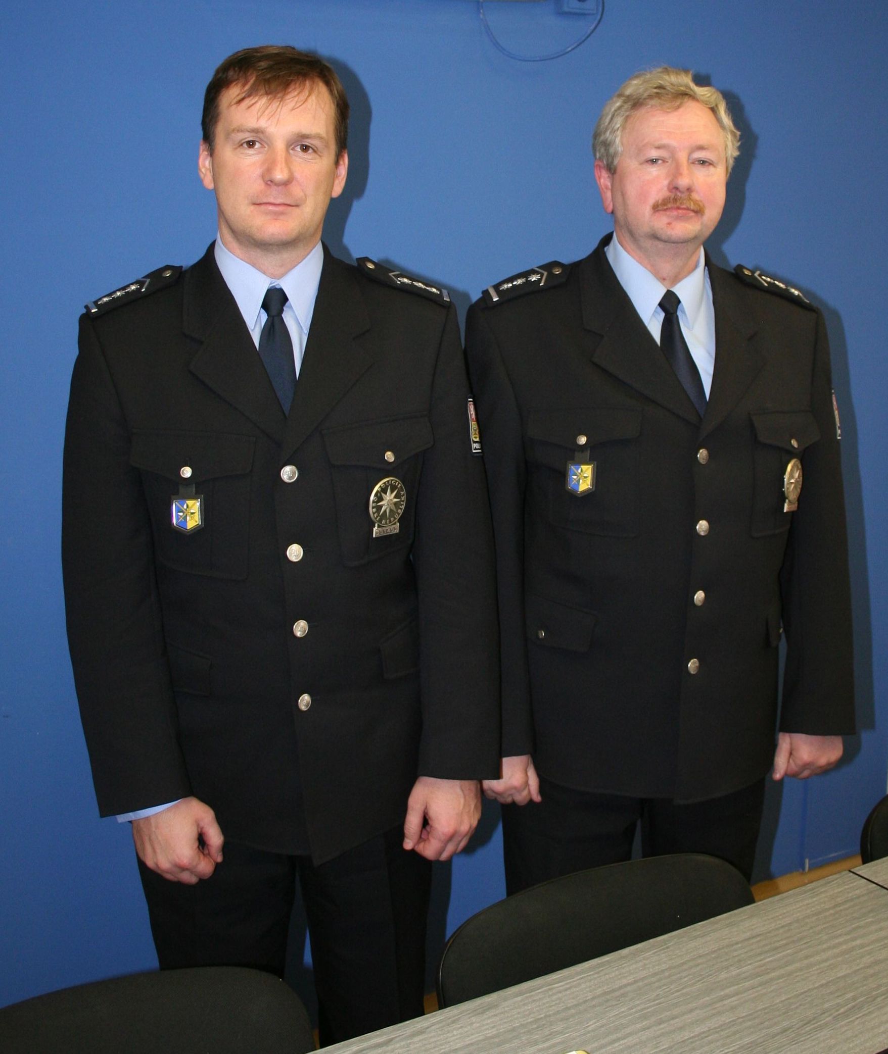 vlevo D. Basovník, vpravo J. Tkadleček