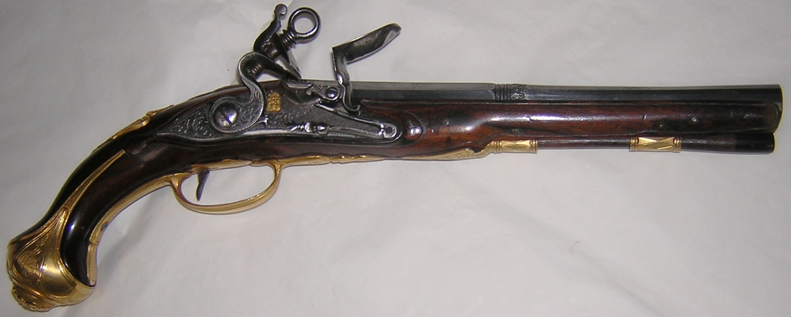 Španělská křesadlová pistole z 18.stol..JPG