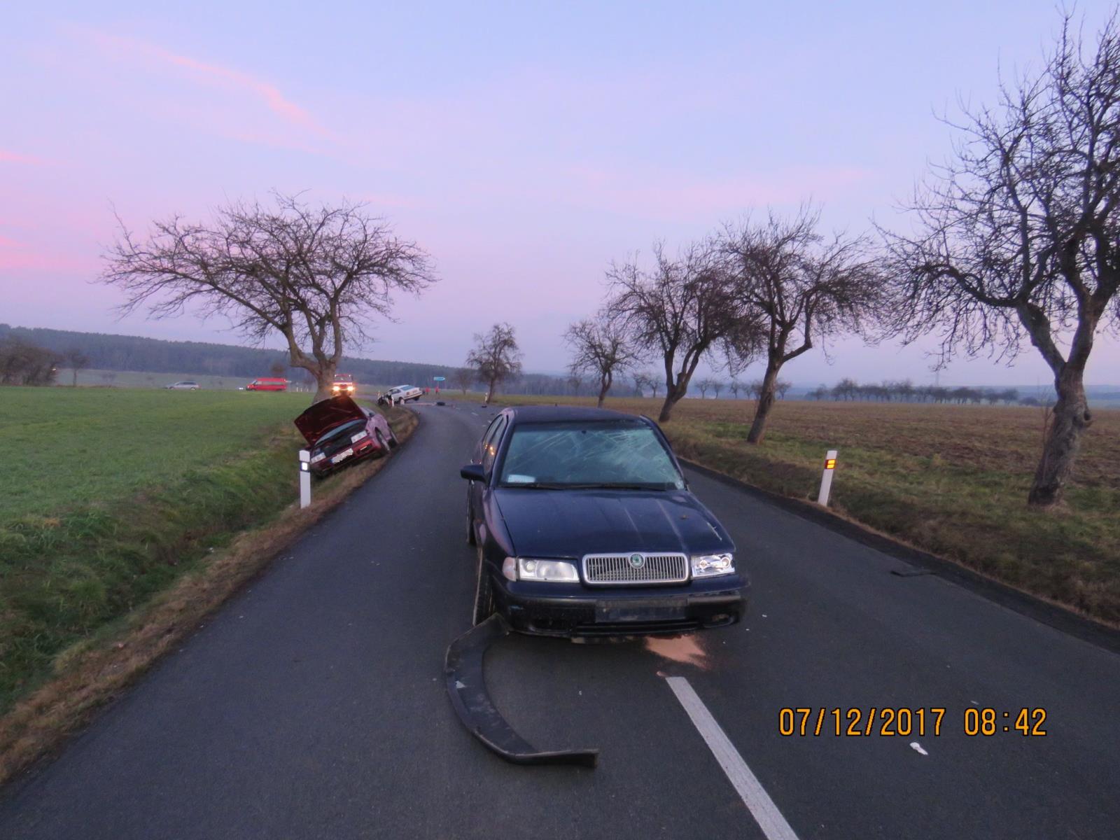 dopravní nehoda na Stříbrsku