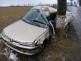 23.3.2009 - u Dolní Orlice, havárie vozidla Peugeot 406