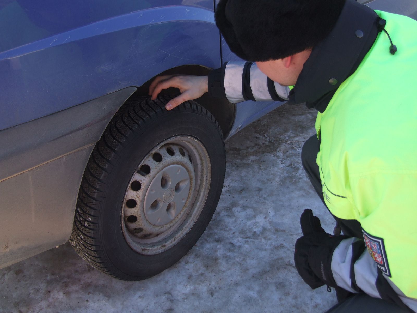 Kontrola zimních pneu