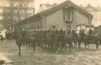Příslušníci jízdního oddílu sboru unifor. stráže bezpečnosti v roce 1931 