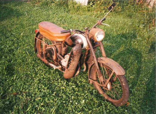 odcizený motocykl ČZ 125 C