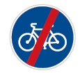 konec stezky pro cyklisty 