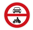 zákaz vjezdu všech motorových vozidel 